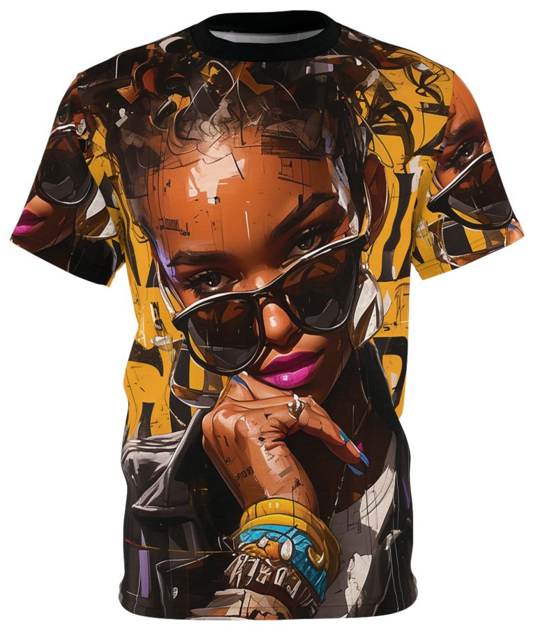 Nziza Girl Focus AOP Graphic Tees