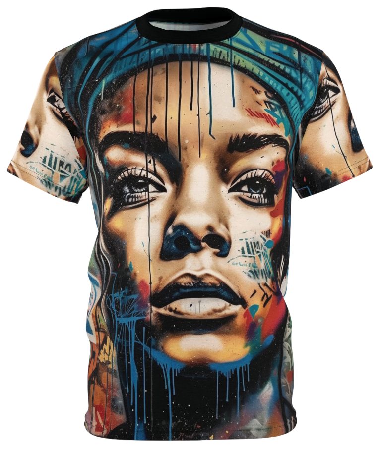 Sisterhood of Graffiti Queens #2 AOP Graphic Tees