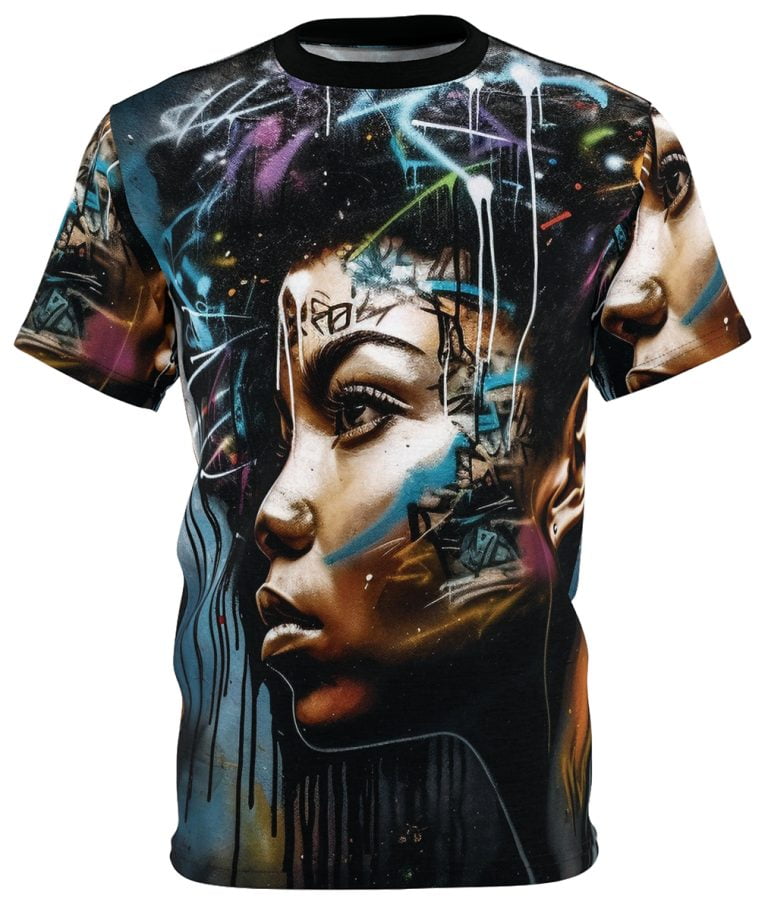 Sisterhood of Graffiti Queens #3 AOP Graphic Tees