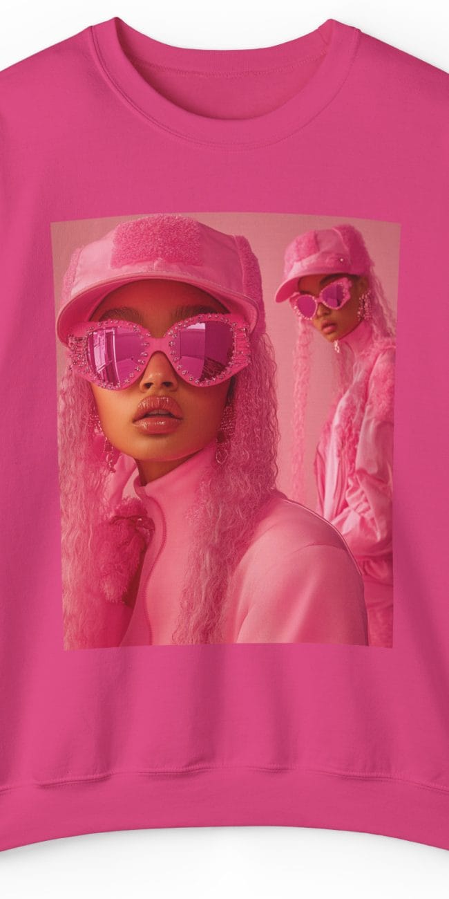 Nziza Girl PARvsNYC Pink Sweatshirt