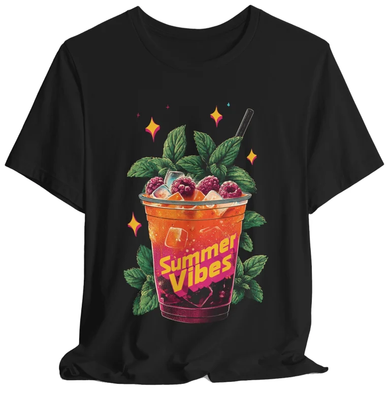 Vintage Style Summer Vibes Pop Art T-Shirt