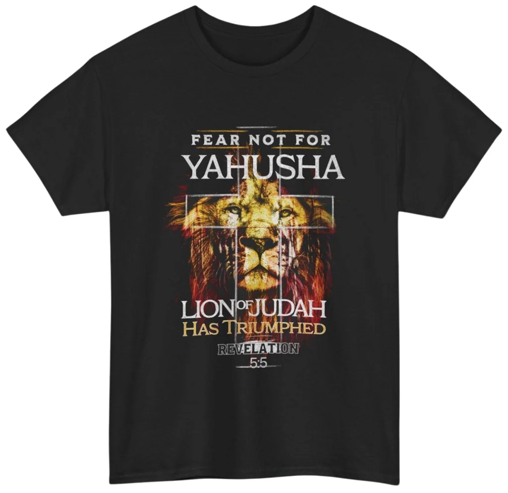 YAHUSHA Lion of the Tribe of Judah T-Shirt