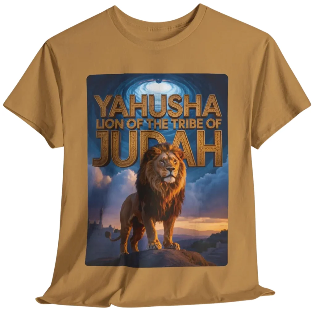 YAHUSHA Lion of the Tribe of Judah TShirt