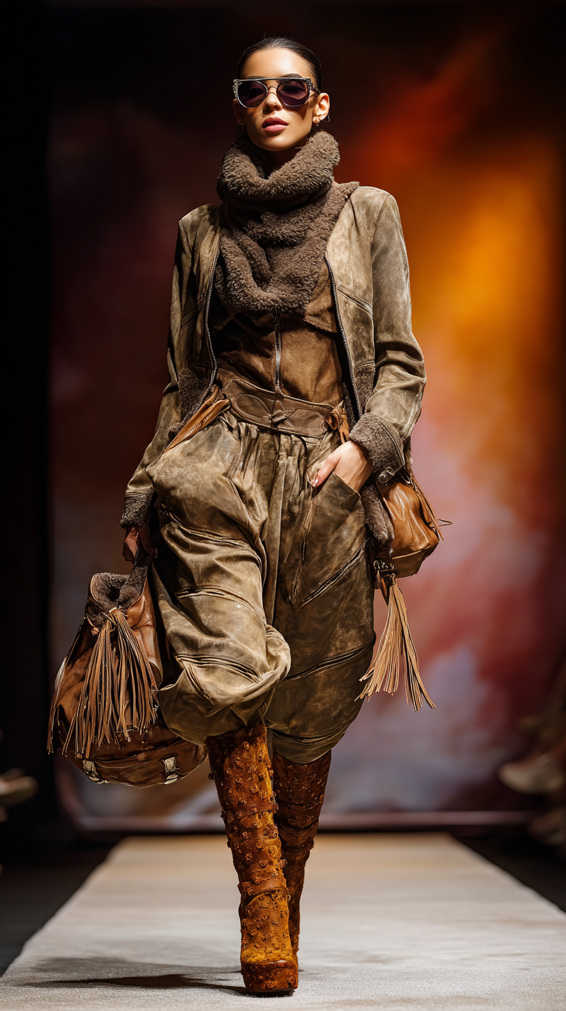 Read more about the article Nomadic Luxe Couture Dresses – Rugged Elegance Redefined on the Runway